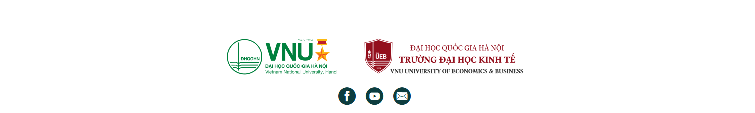 Logo Đại học Quốc gia Hà Nội và Trường Đại học Kinh tế – ĐHQGHN